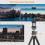 For Mini Ball Head Panoramic Tripod + Cold Shoe Mount Adapter 3