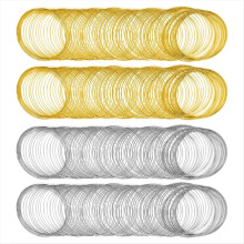 Memory Beading Wire Jewelry Steel 400 loops 2 Color