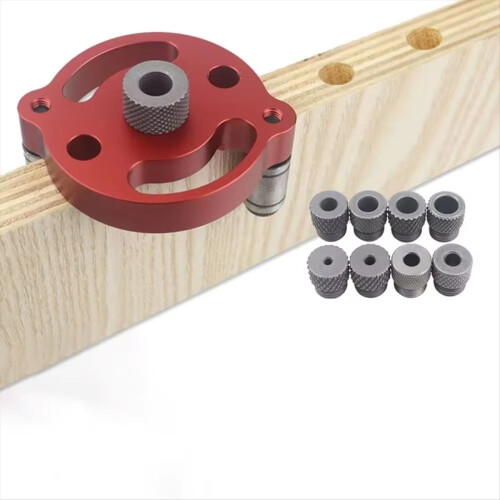 Woodworking Vertical Hole Doweling Jig Guide Punch Locator Tool 2