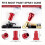 Disposable Paint Mixing Cup System 50Pack Cups with Lids 5