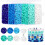 6000 Pcs Clay Beads for Bracelets Making,Polymer Beads,Blue 3