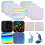 200Pcs Square Button Maker Supplies Glittering Film 3