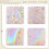 200Pcs Square Button Maker Supplies Glittering Film 6