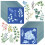 60 Sheets Cyanotype Paper Sun Print Art Kit High Sensitive 3
