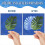 60 Sheets Cyanotype Paper Sun Print Art Kit High Sensitive 6