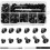 Binding Screws Assorted Kit,M5x4/5/6/8/10/12mm Book-Binding Rivets 1