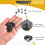 Binding Screws Assorted Kit,M5x4/5/6/8/10/12mm Book-Binding Rivets 4