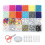 Kandi Beads Rainbow for Bracelets Making Kit 24 Types B 2