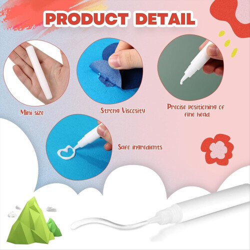 60 Pcs Glue Pens Bulk for DIY School Arts Projects Supplies 2