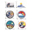 12Pc Wave Off Patch Embroidered Applique for Craft,DIY Dress 8