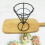 6 Pcs Wire Racks Cone Fried Basket Serving Chips Stand Display Holder 5