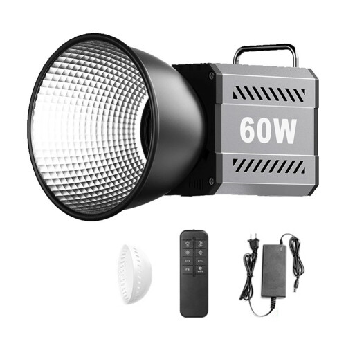 60W Pro Portable COB Photographic Studio Light EU Plug 1