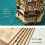Wooden three-dimensional assembly retro lamp handmade DIY 3