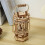 Wooden three-dimensional assembly retro lamp handmade DIY 5