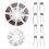 48Pcs/Set Single Coils Platte Iron--Aluminum Heating Wire 5
