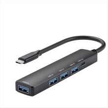 5-in-1 USB Docking Station Hub PD 100W 4K 30Hz 3.0 Type C