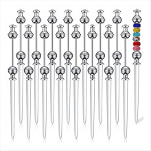 16 Pcs Beadable Letter Opener Metal Envelope