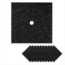 10 PCS Black Glitter Cardstock Premium Construction-Paper