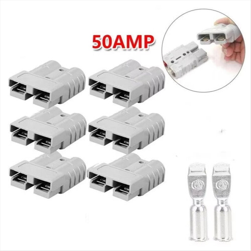 50A 600V Battery Connector for Cable Terminal 6pcs 2