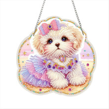 DIY Dots Pendant Acrylic Woman Rhinestone Diamond