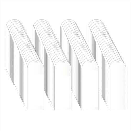 Acrylic Bookmark Blanks Clear Bookmarks Tags With Ribbon 2