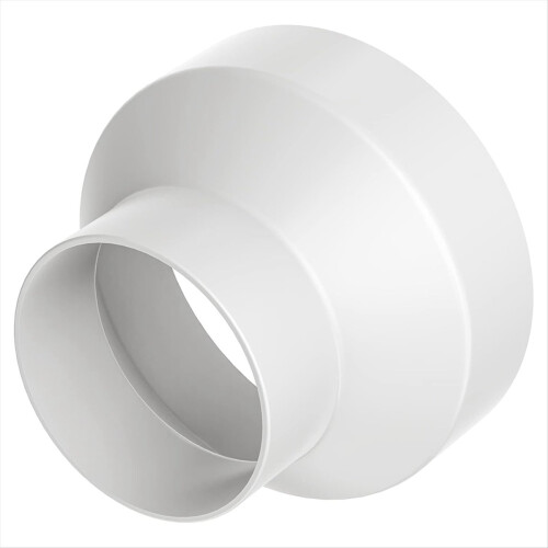 8 to 6 Inch Duct Reducer, Adapter PVC Reducer