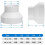 8 to 6 Inch Duct Reducer, Adapter PVC Reducer 6