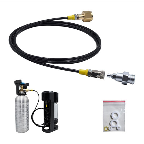 Soda Water Maker Machine Carbon Dioxide Fill Station Adapter TR21-4 2