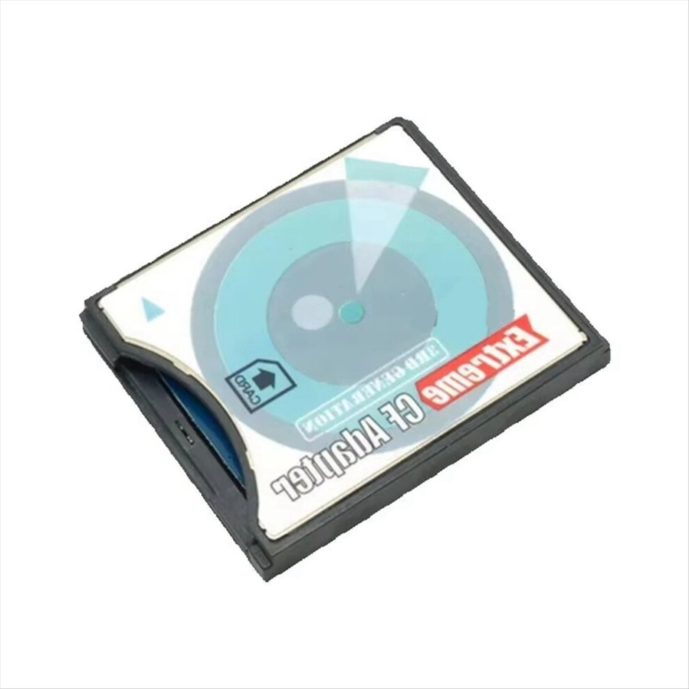 Sd Sdhc Sdxc To High-Speed Extreme Compact Flash Cf Type Ii Adapter 4853097761639