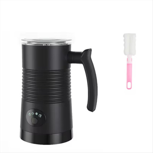 4-in-1 Electric Hot and Cold Foam Maker EU Plug Black 1
