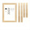 2 Pack 12inx16in DIY Wood Canvas Stretcher Bars, Frames Kit 2
