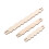 3 Pcs Wooden Weaving Tool Wavy Stick DIY 3