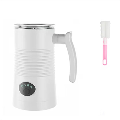 4-in-1 Electric Hot and Cold Foam Maker EU Plug White