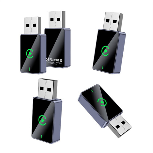 Wireless Carplay Android Auto AI Box USB Car Dongle Bluetooth WiFi 2