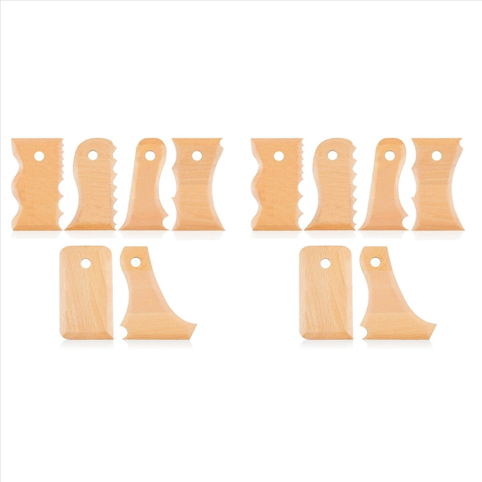 7 Pieces Pottery Trimming Tools Clay Foot Shaper 4853743548928