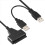 USB2.0 To Adapter Cable 48cm For 2.5 inch External SSD HDD 3