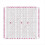 Quilting Ruler 12.5 X 12.5inch Slotted Fabric 1