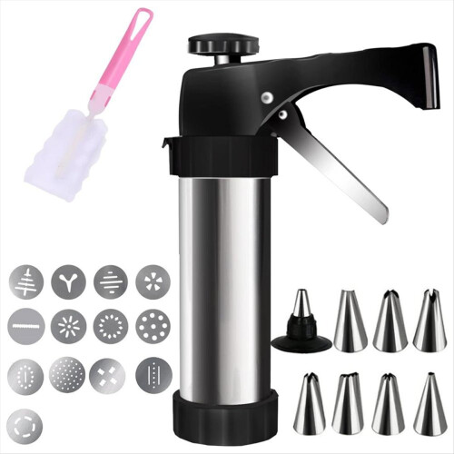 Cookie , Stainless Steel Set with 8 Frosting Tips