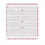 Quilting Ruler 12.5 X 12.5inch Slotted Fabric 3