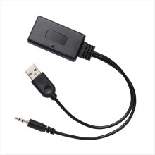 Universal Aux Bluetooth Music Audio Receiver Car Charger Adapter