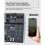 Professional 8 Channel Audio Mixer EU Plug 6