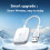 2 in 1 Wireless Carplay Adapter Wired to White 8