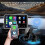 Wireless Carplay Adapter Android Auto Dongle & 15W Car Charger 5