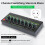 8 Channels Mini Stereo Headphone Amplifier with Power Adapter EU Plug 8
