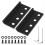 2 Set Sliding Barn Door Track Connector Hardware 1