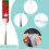 Acrylic Bookmark Clear Bookmarks with Colourful Pendant 6