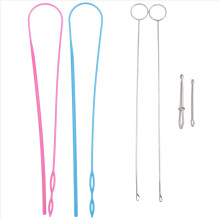 6Pieces Sewing Loop Kit,Loop Turner Hook Flexible Drawstring Threader