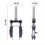 Electric Scooter Front Suspension Kit with Foot Support for 5