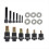 Rivet Nut Tool Drill Adapter Cordless Riveter Metal License Plate 2