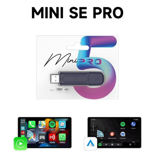 SE PRO Wireless Carplay Smart AI Box Adapter Android Auto/Carplay 2